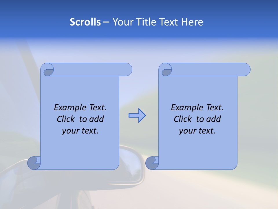 Fast Rear Line PowerPoint Template