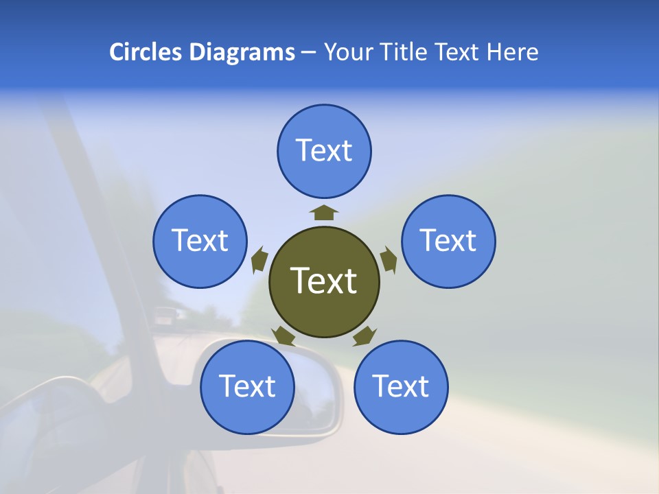 Fast Rear Line PowerPoint Template