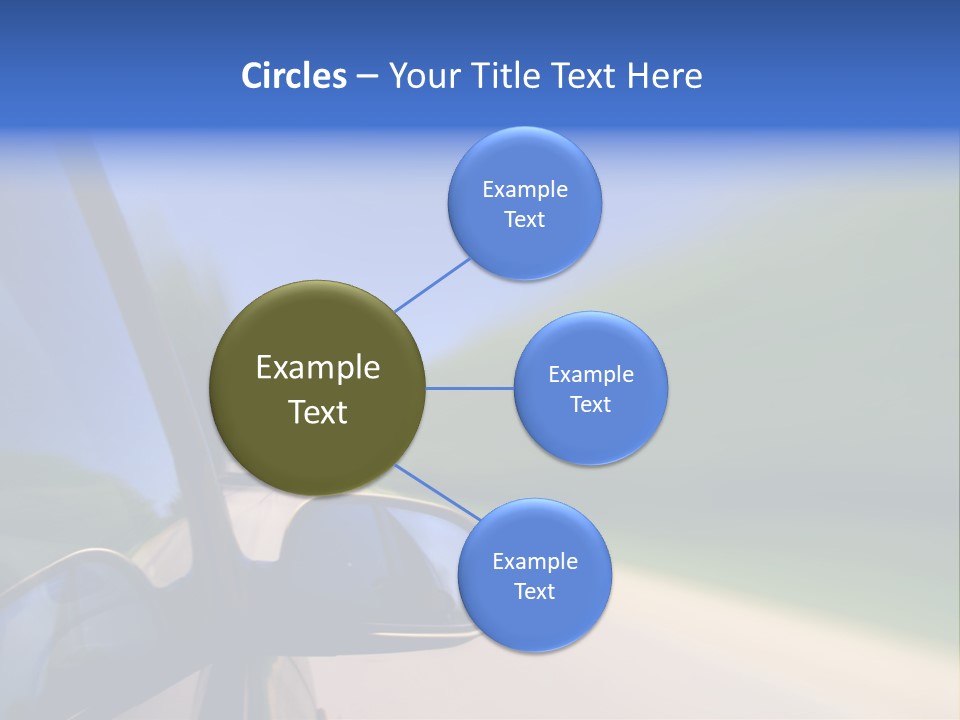 Fast Rear Line PowerPoint Template