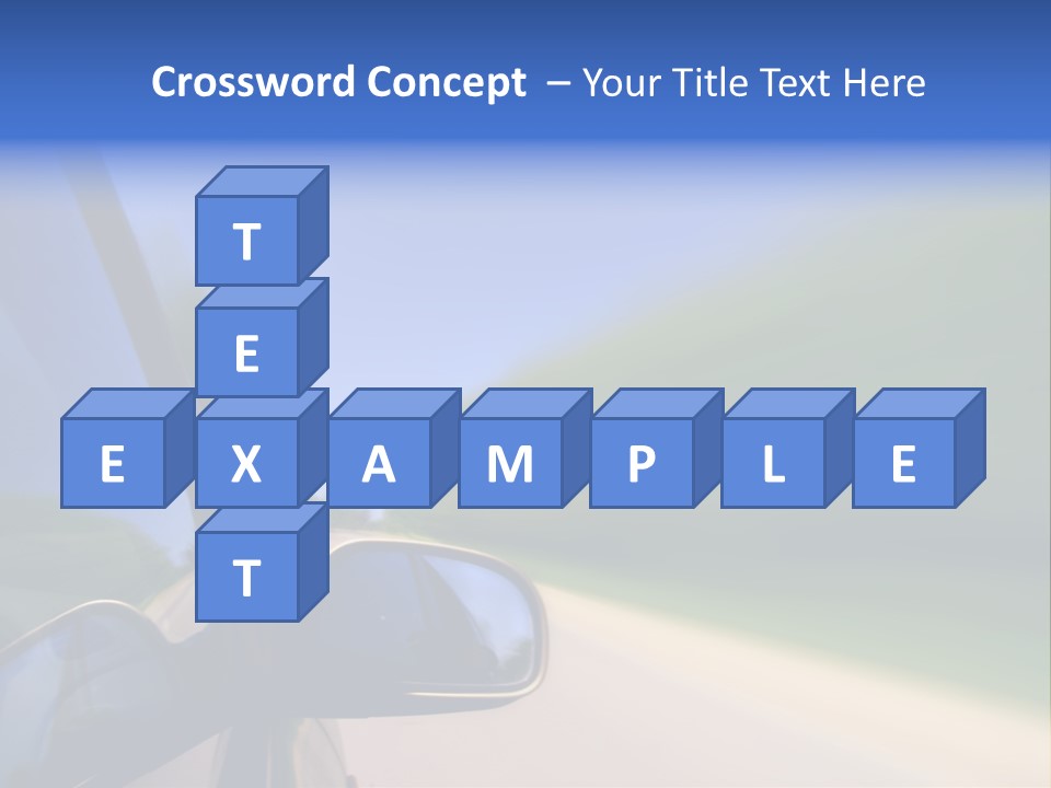 Fast Rear Line PowerPoint Template