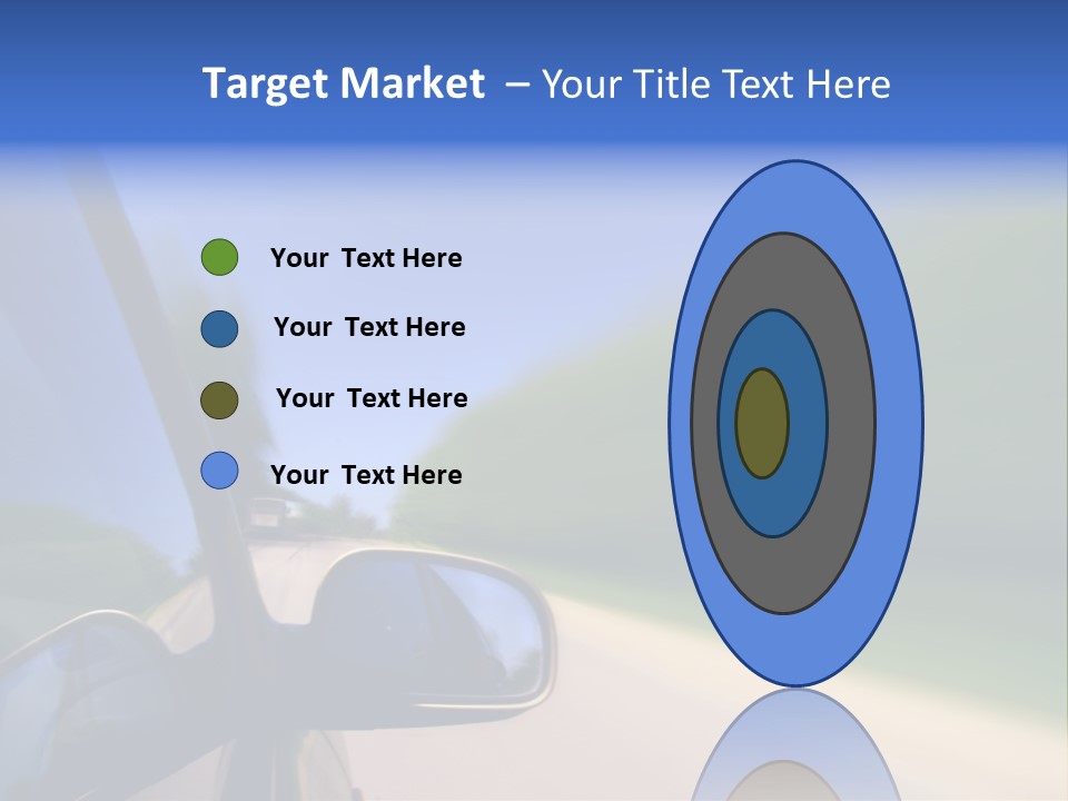 Fast Rear Line PowerPoint Template