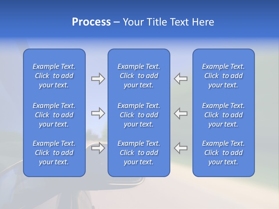 Fast Rear Line PowerPoint Template