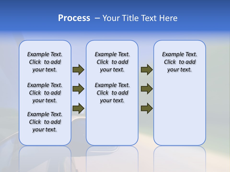 Fast Rear Line PowerPoint Template