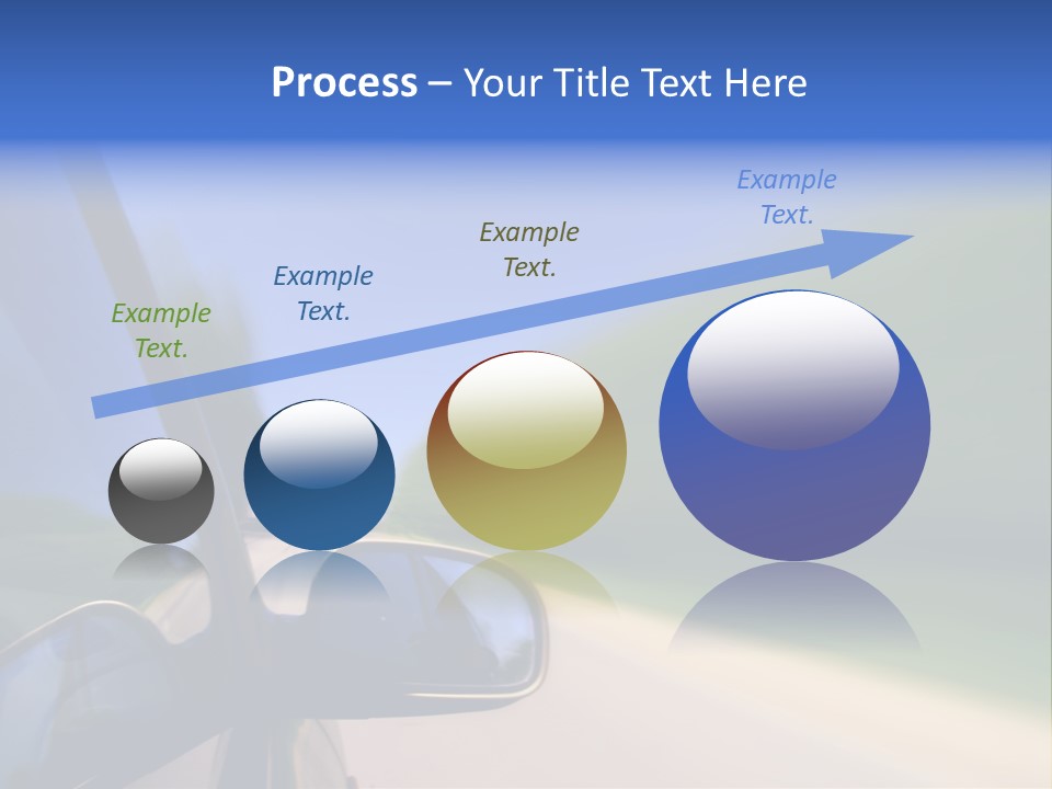 Fast Rear Line PowerPoint Template