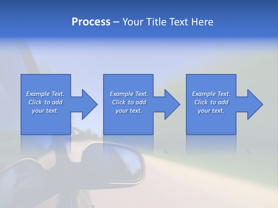 Fast Rear Line PowerPoint Template