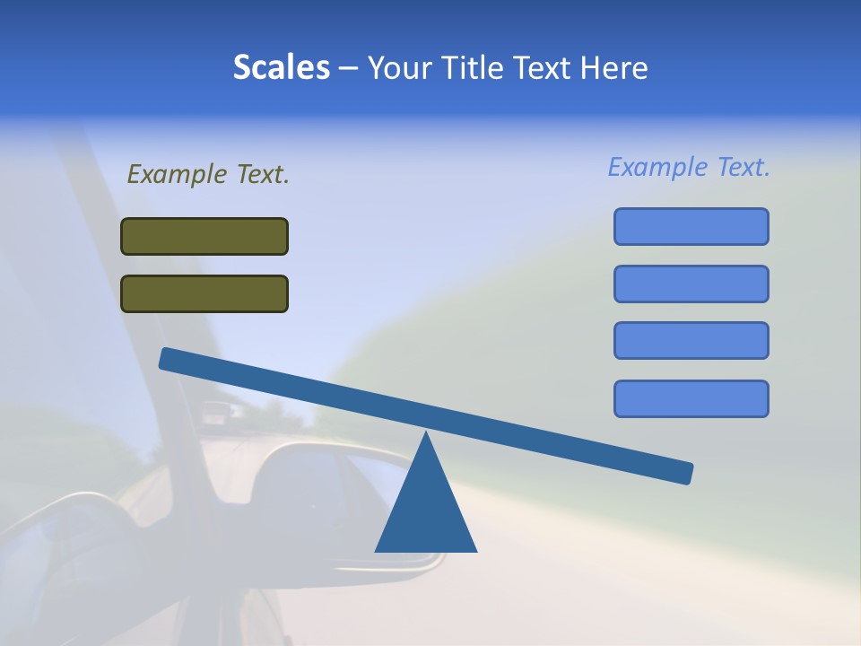 Fast Rear Line PowerPoint Template
