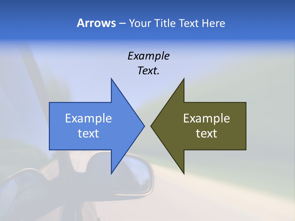 Fast Rear Line PowerPoint Template