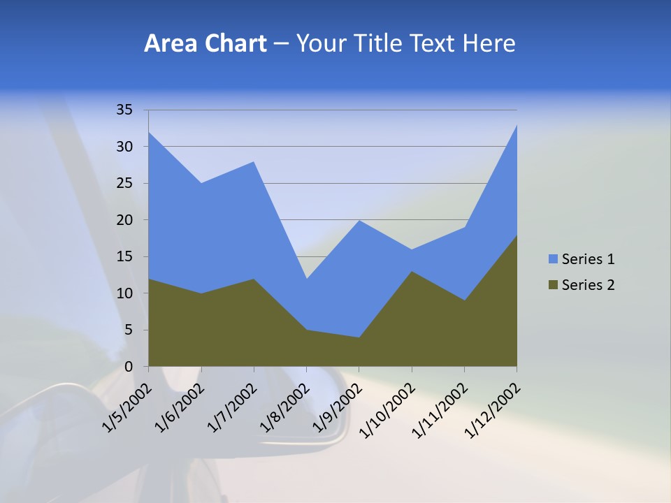 Fast Rear Line PowerPoint Template
