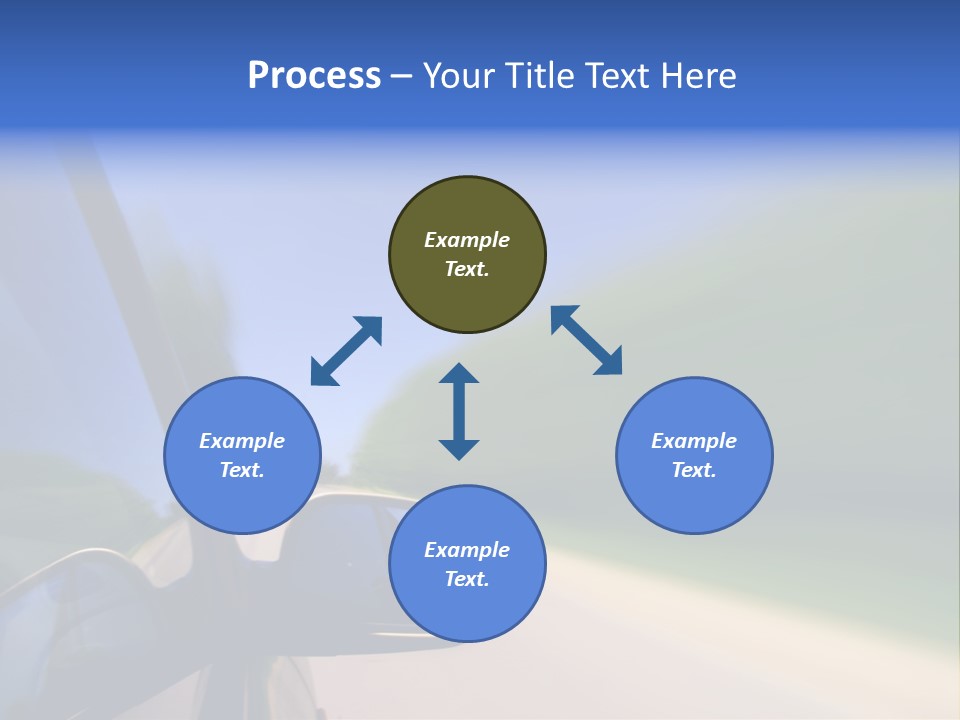 Fast Rear Line PowerPoint Template
