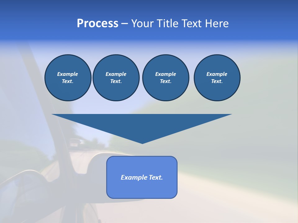 Fast Rear Line PowerPoint Template
