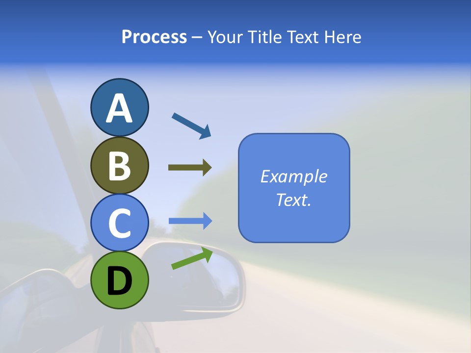Fast Rear Line PowerPoint Template