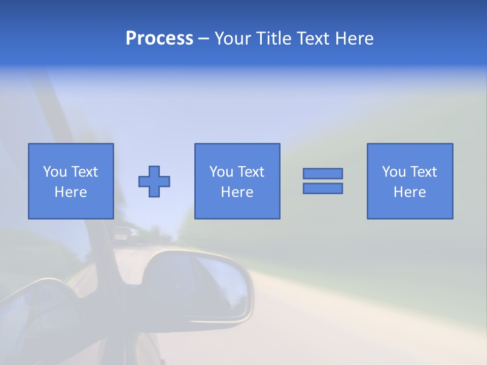 Fast Rear Line PowerPoint Template
