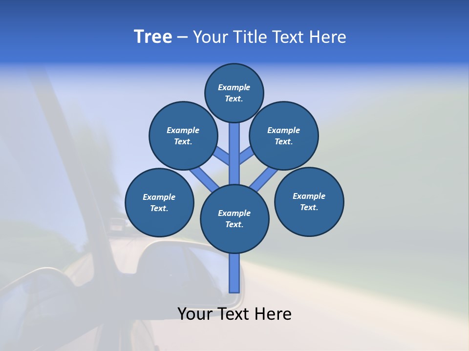 Fast Rear Line PowerPoint Template