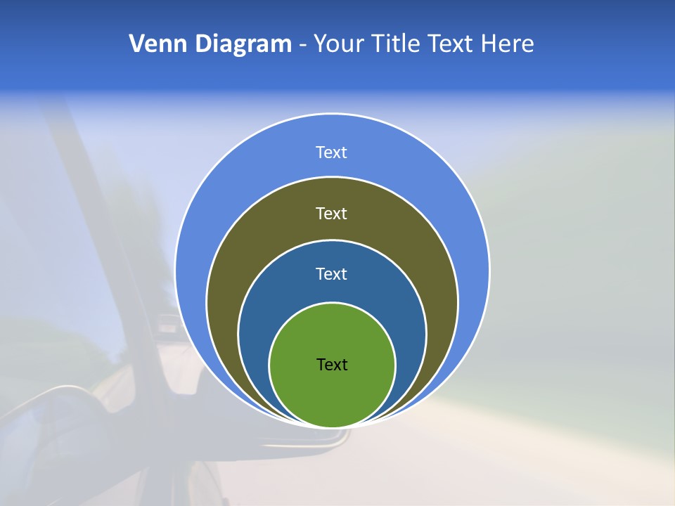 Fast Rear Line PowerPoint Template