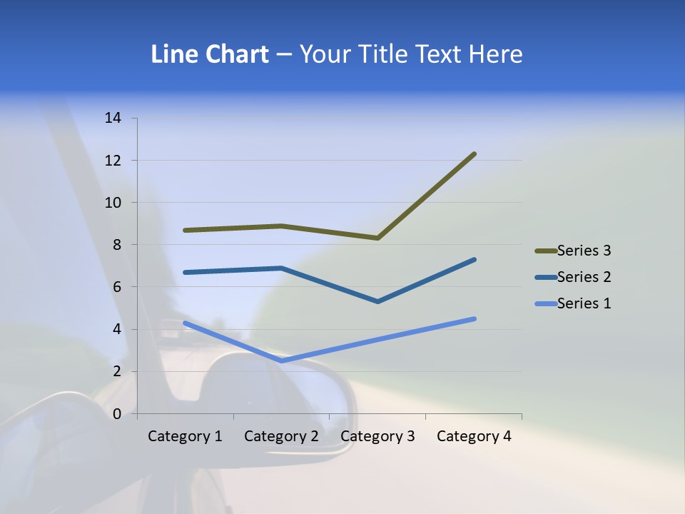Fast Rear Line PowerPoint Template