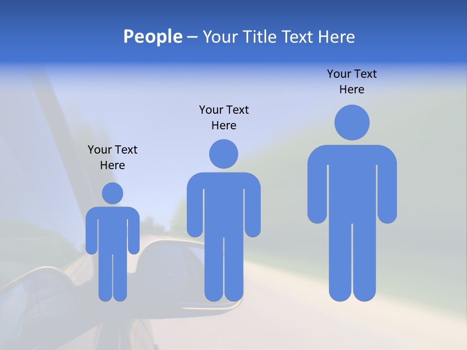 Fast Rear Line PowerPoint Template