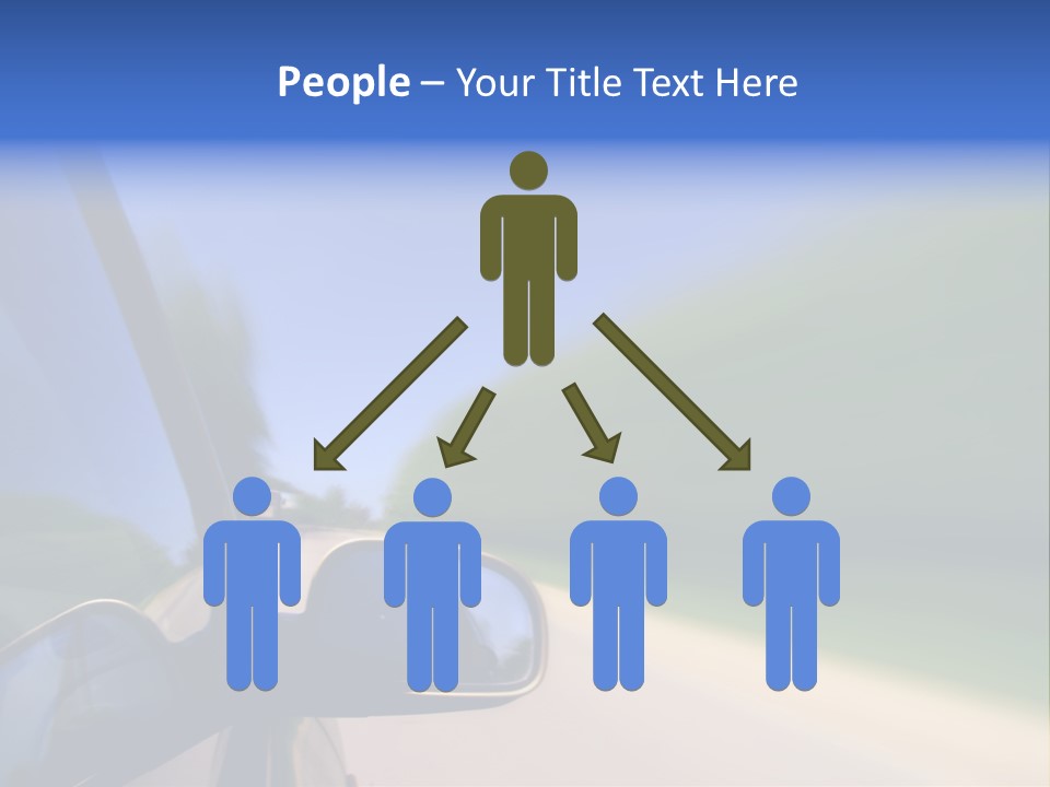 Fast Rear Line PowerPoint Template