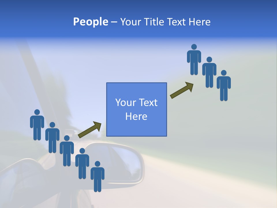 Fast Rear Line PowerPoint Template