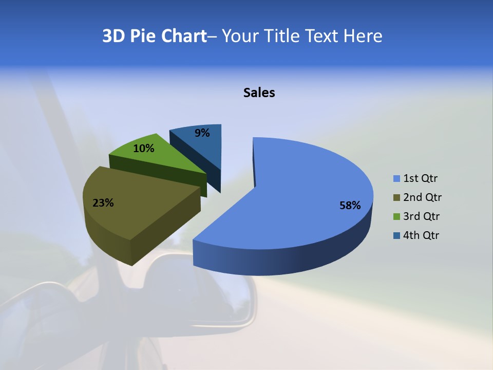 Fast Rear Line PowerPoint Template
