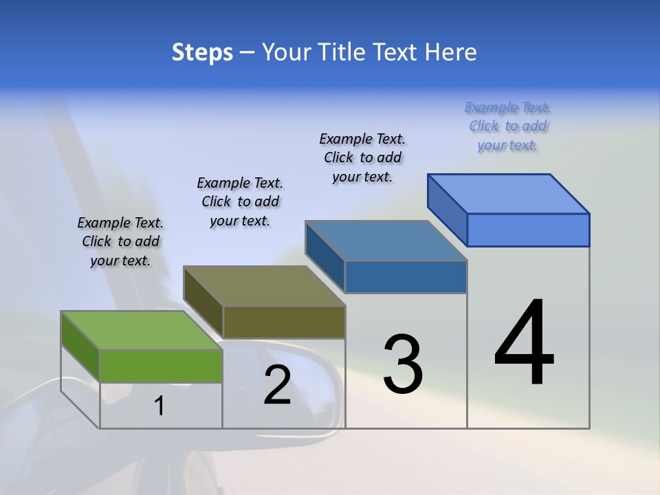 Fast Rear Line PowerPoint Template