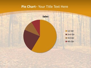 Foliage Golden Trees PowerPoint Template