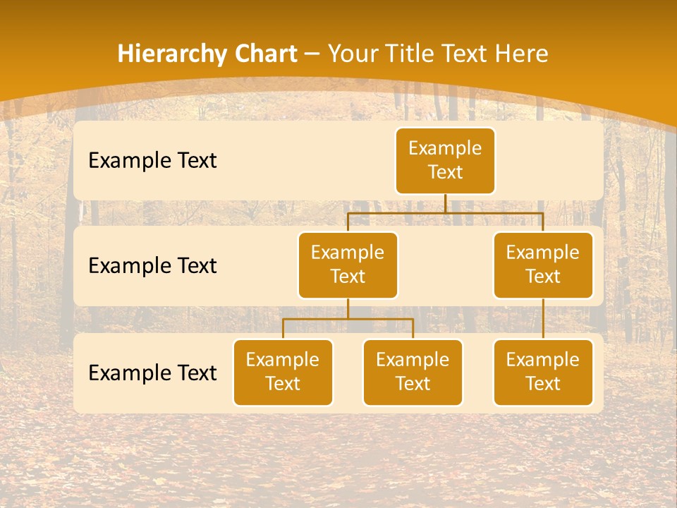 Foliage Golden Trees PowerPoint Template
