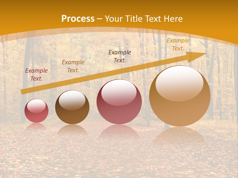Foliage Golden Trees PowerPoint Template