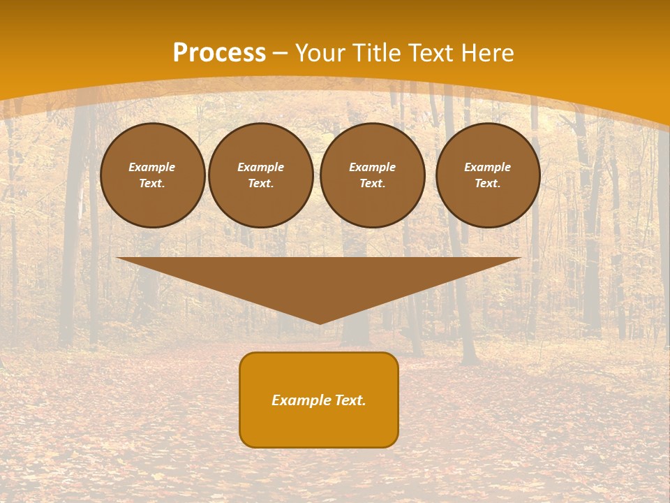 Foliage Golden Trees PowerPoint Template