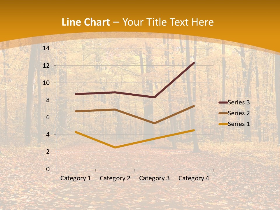 Foliage Golden Trees PowerPoint Template