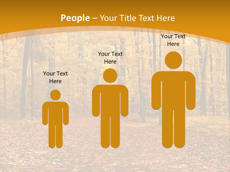 Foliage Golden Trees PowerPoint Template