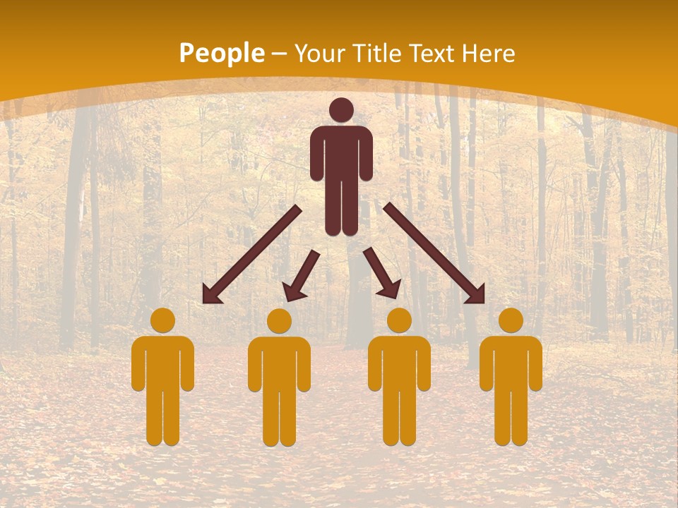 Foliage Golden Trees PowerPoint Template