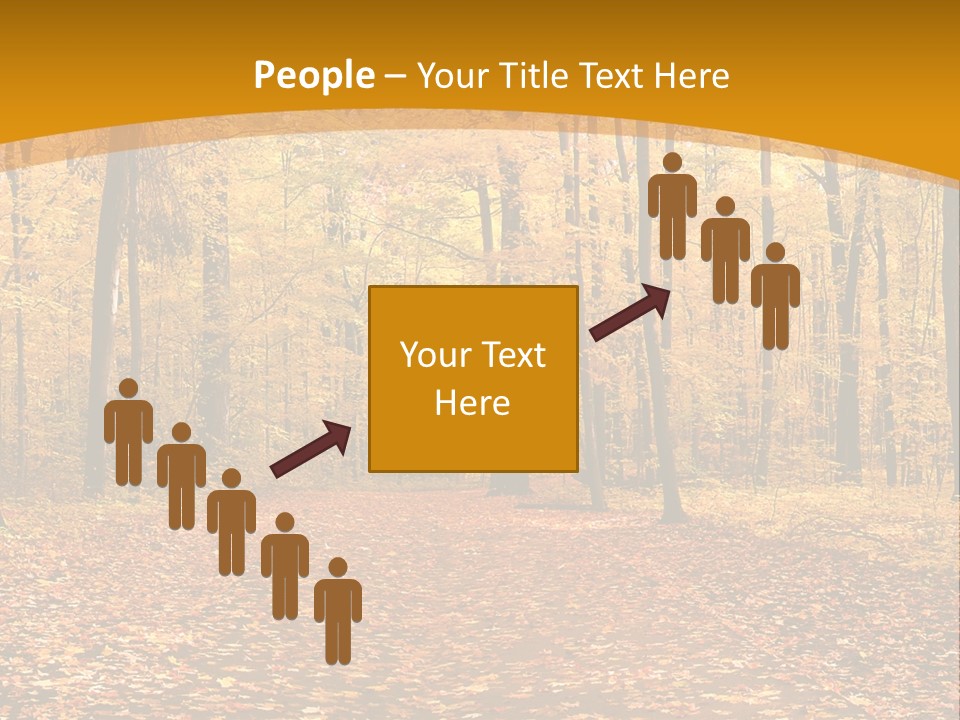 Foliage Golden Trees PowerPoint Template