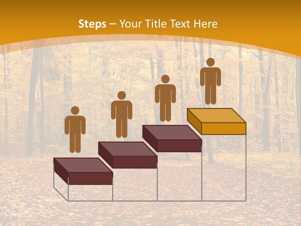 Foliage Golden Trees PowerPoint Template