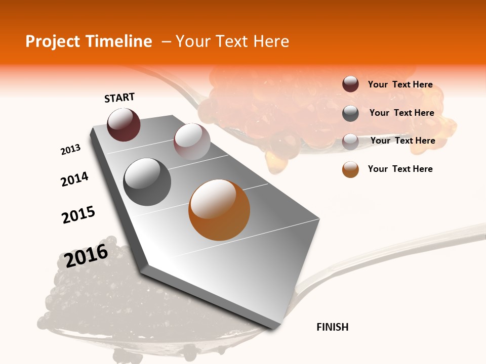 Macro White Black PowerPoint Template