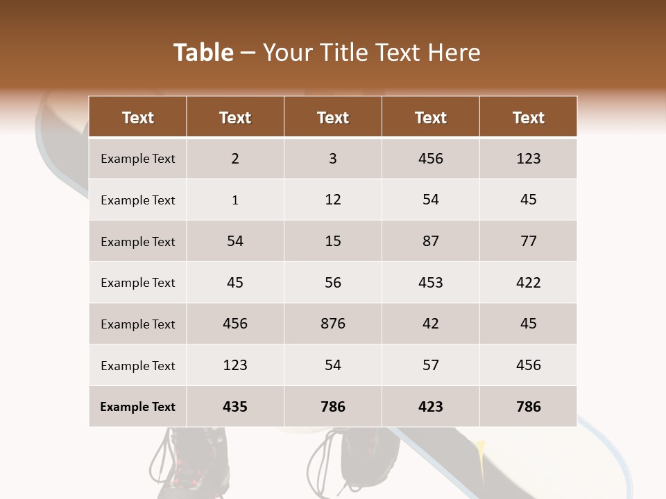 Snowboarder Powder Snowboarding PowerPoint Template