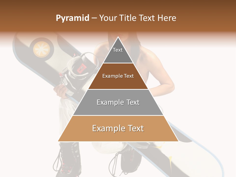 Snowboarder Powder Snowboarding PowerPoint Template