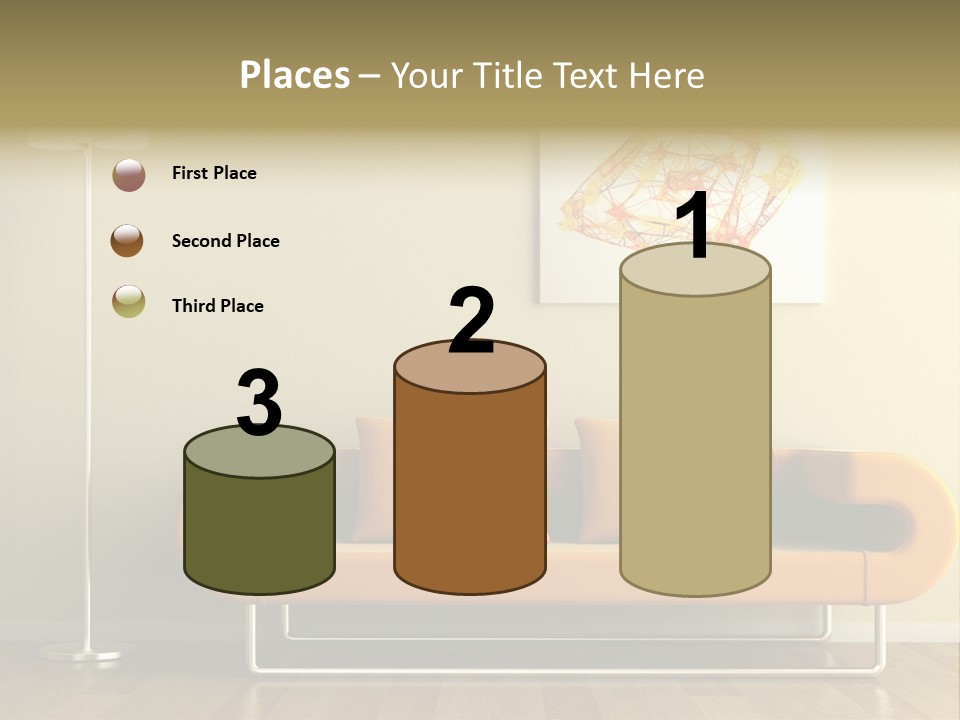 Orange Home Decorative PowerPoint Template