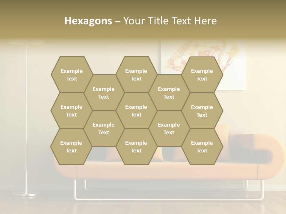 Orange Home Decorative PowerPoint Template