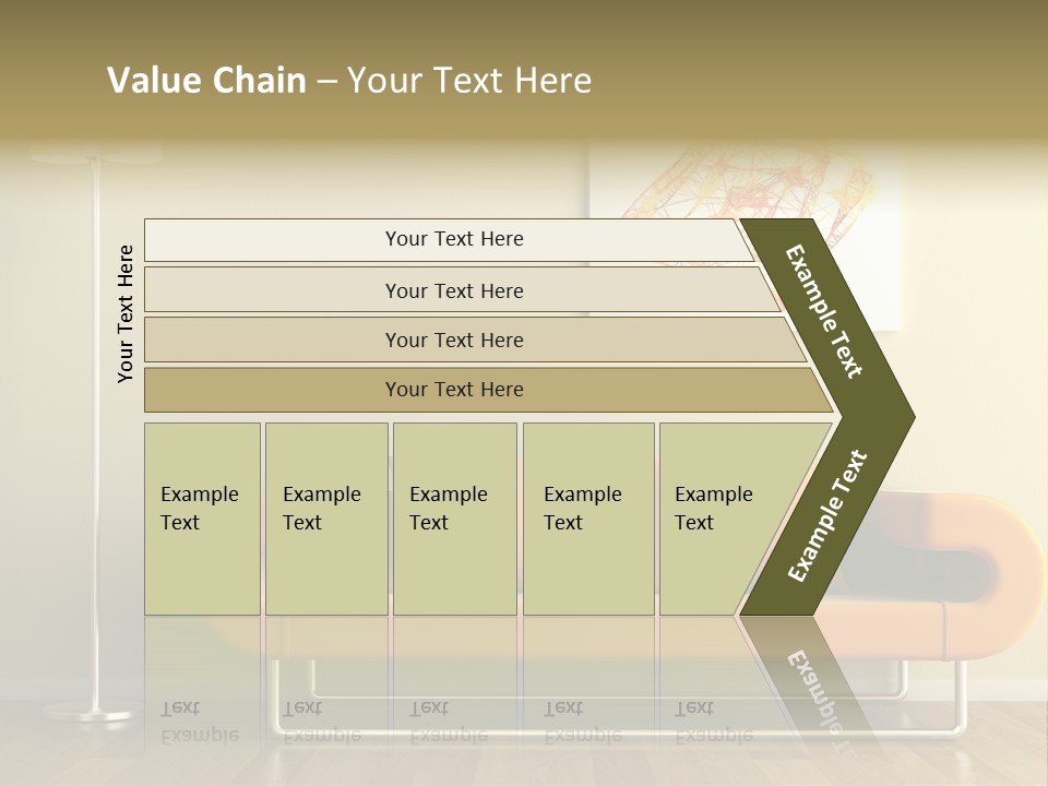 Orange Home Decorative PowerPoint Template