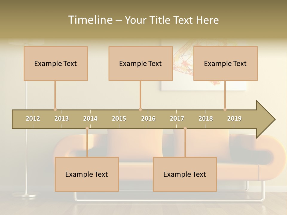 Orange Home Decorative PowerPoint Template
