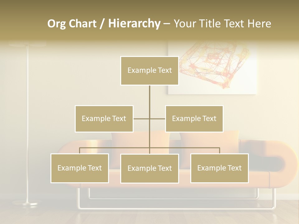 Orange Home Decorative PowerPoint Template
