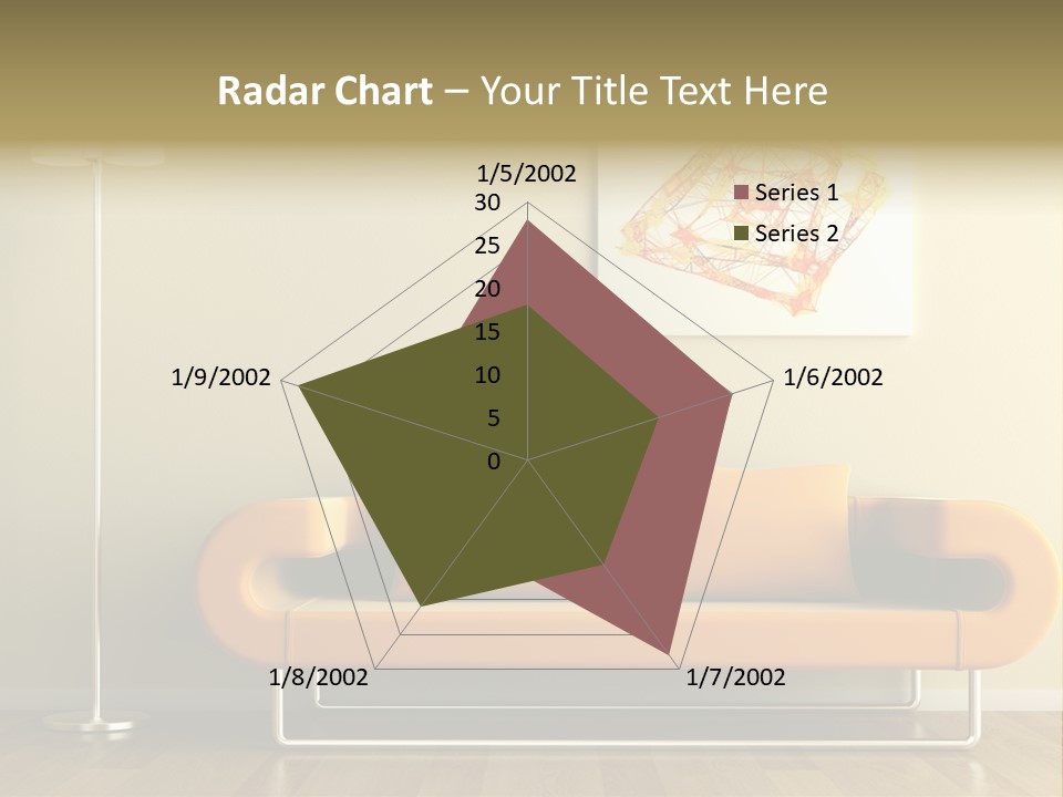 Orange Home Decorative PowerPoint Template