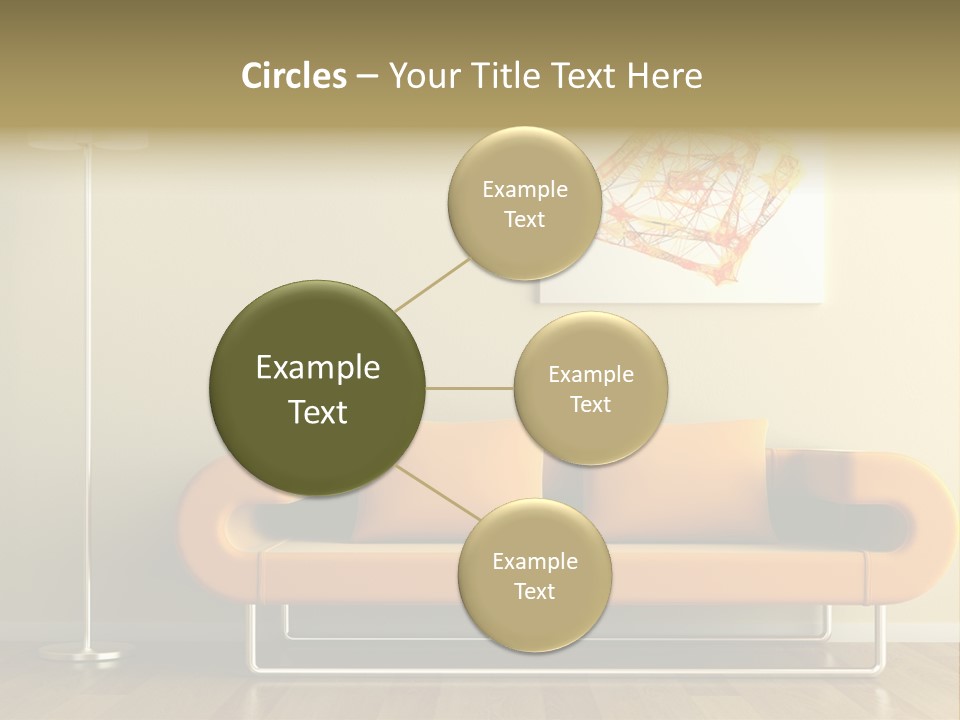 Orange Home Decorative PowerPoint Template
