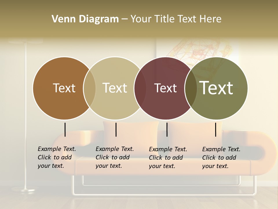 Orange Home Decorative PowerPoint Template