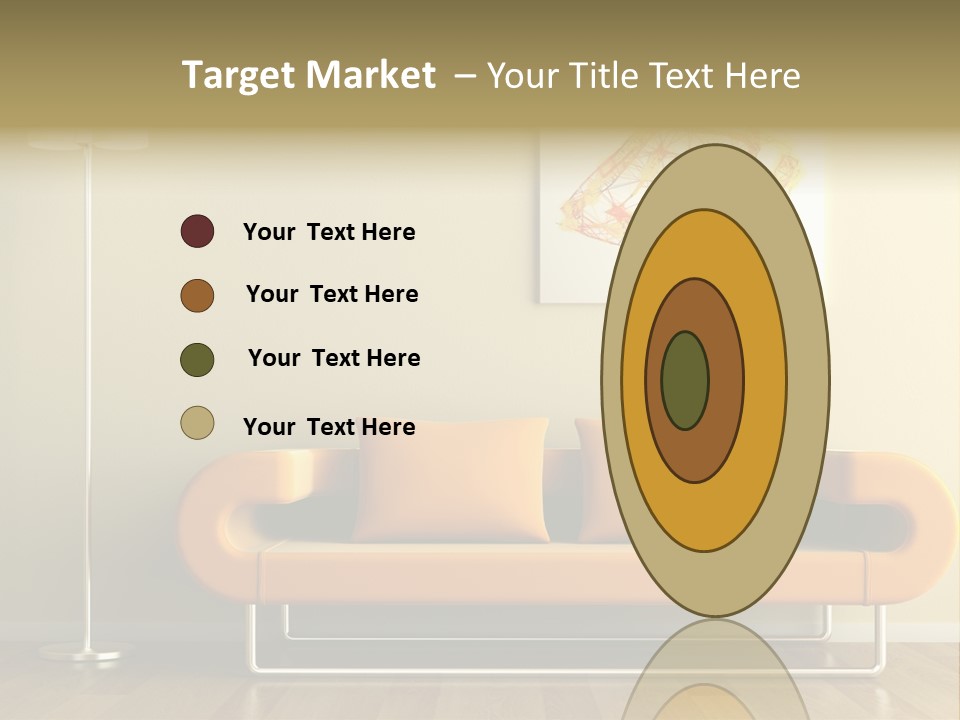 Orange Home Decorative PowerPoint Template