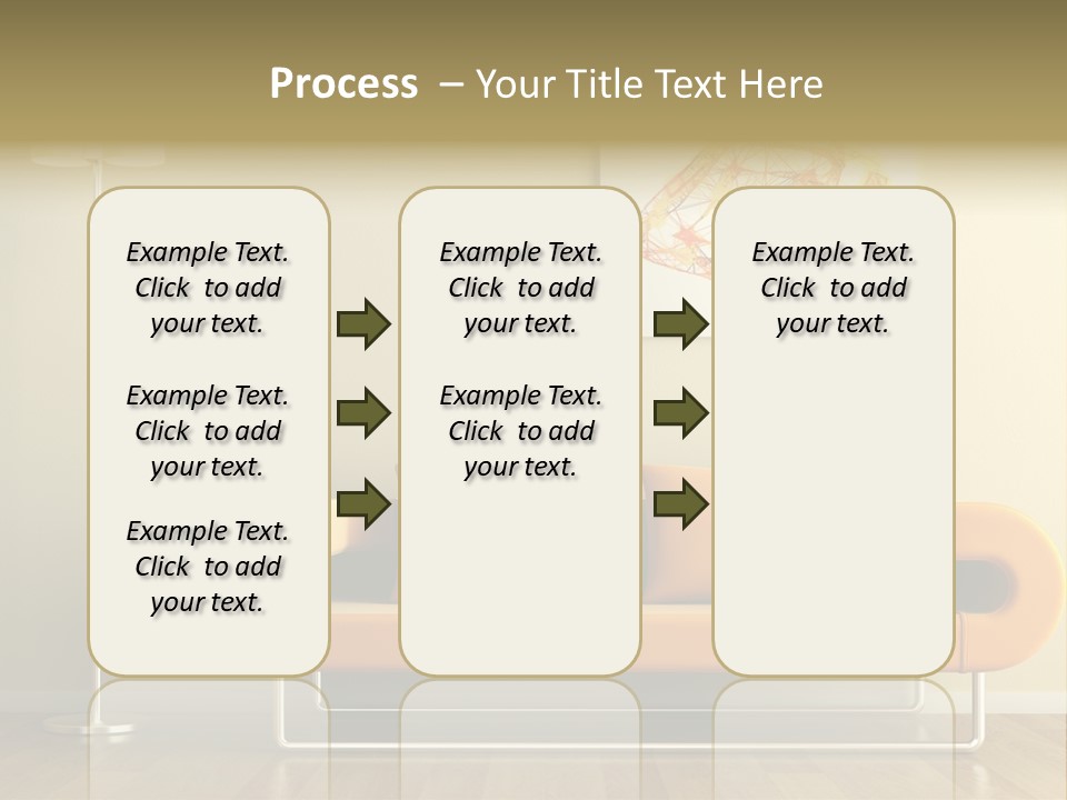Orange Home Decorative PowerPoint Template