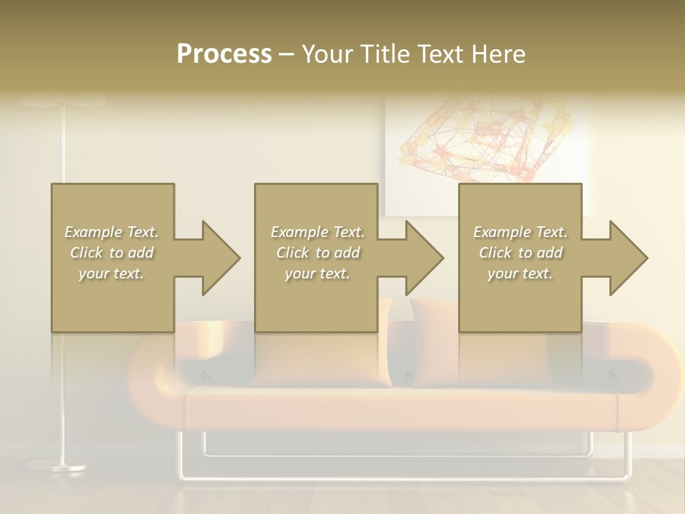 Orange Home Decorative PowerPoint Template