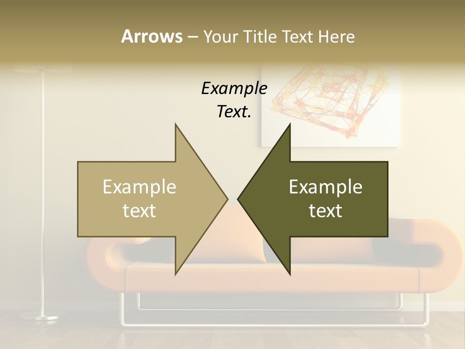 Orange Home Decorative PowerPoint Template