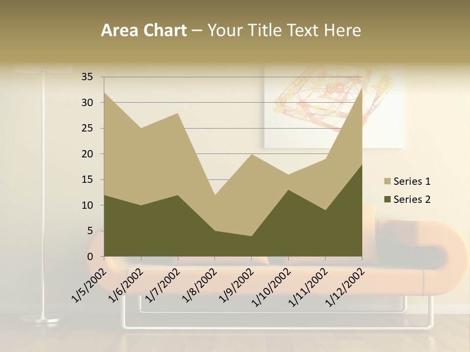 Orange Home Decorative PowerPoint Template