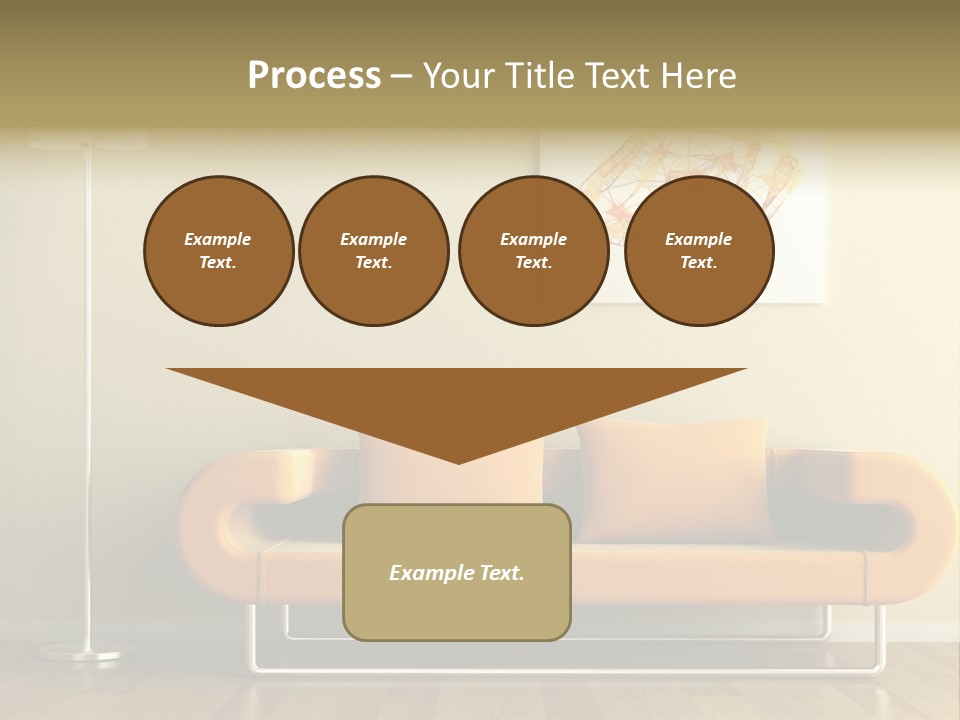 Orange Home Decorative PowerPoint Template